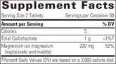 Magnesium Glycinate Plus (120 Tabs)